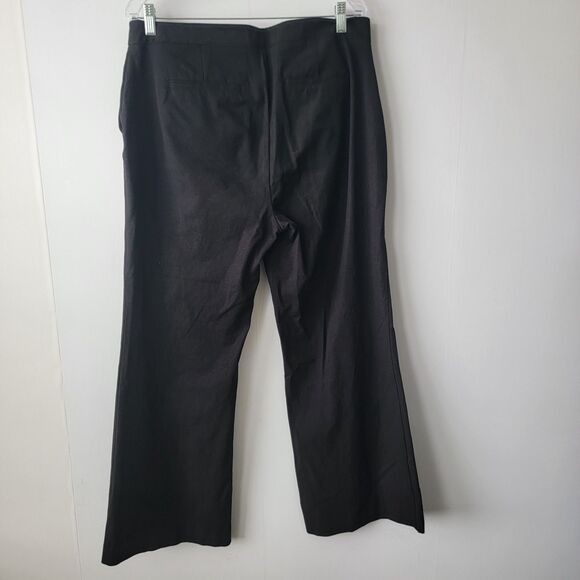 Boden womens Bi-Stretch Flared Trousers size 12P high-rise office career - Picture 2 of 8